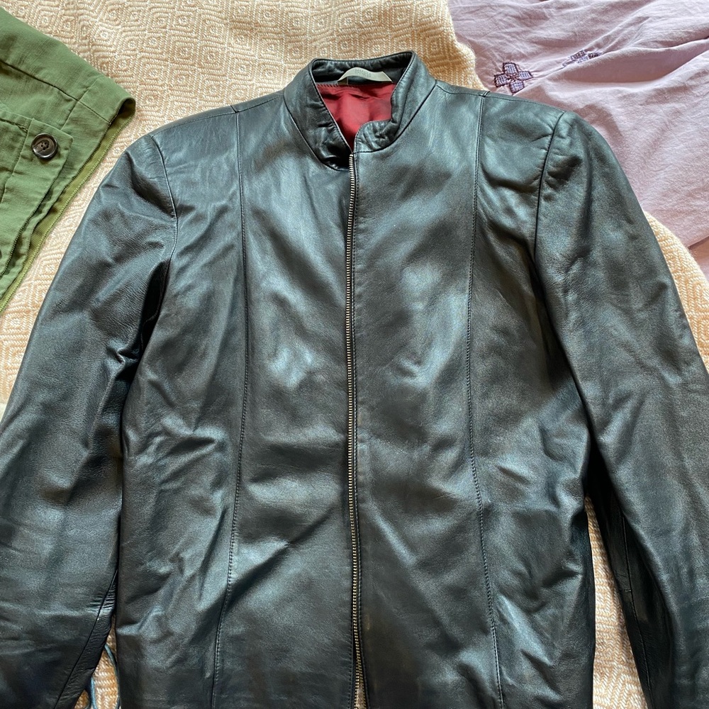 Pure leather jacket